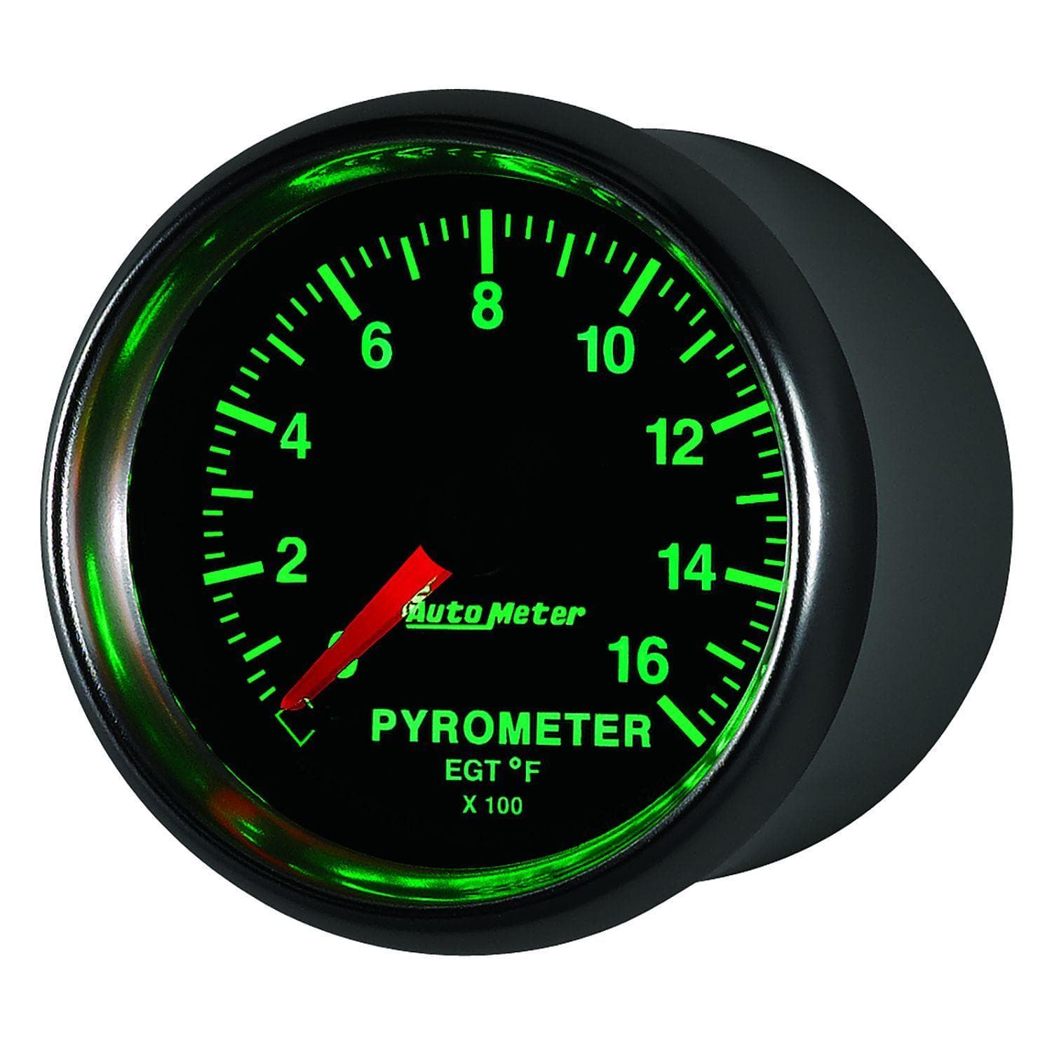 AUTOMETER 2-1/16", In-Dash, Full Sweep Electric, 0 - 1600°F Auto Meter GS Series Pyrometer Gauge AU3844 SR