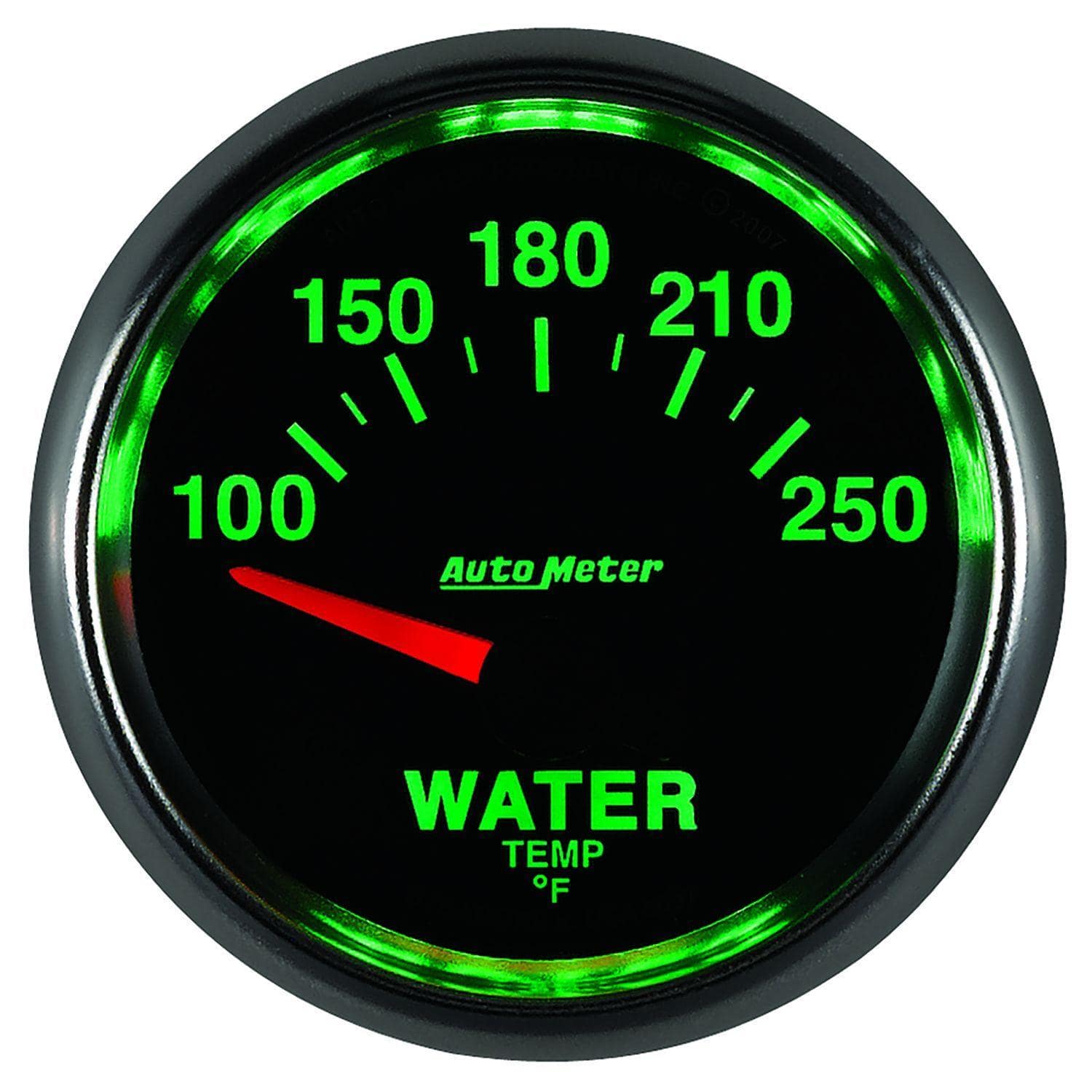 AUTOMETER 2-1/16", In-Dash, Short Sweep Electric, 100-250°F Auto Meter GS Series Water Temperature Gauge AU3837 SR