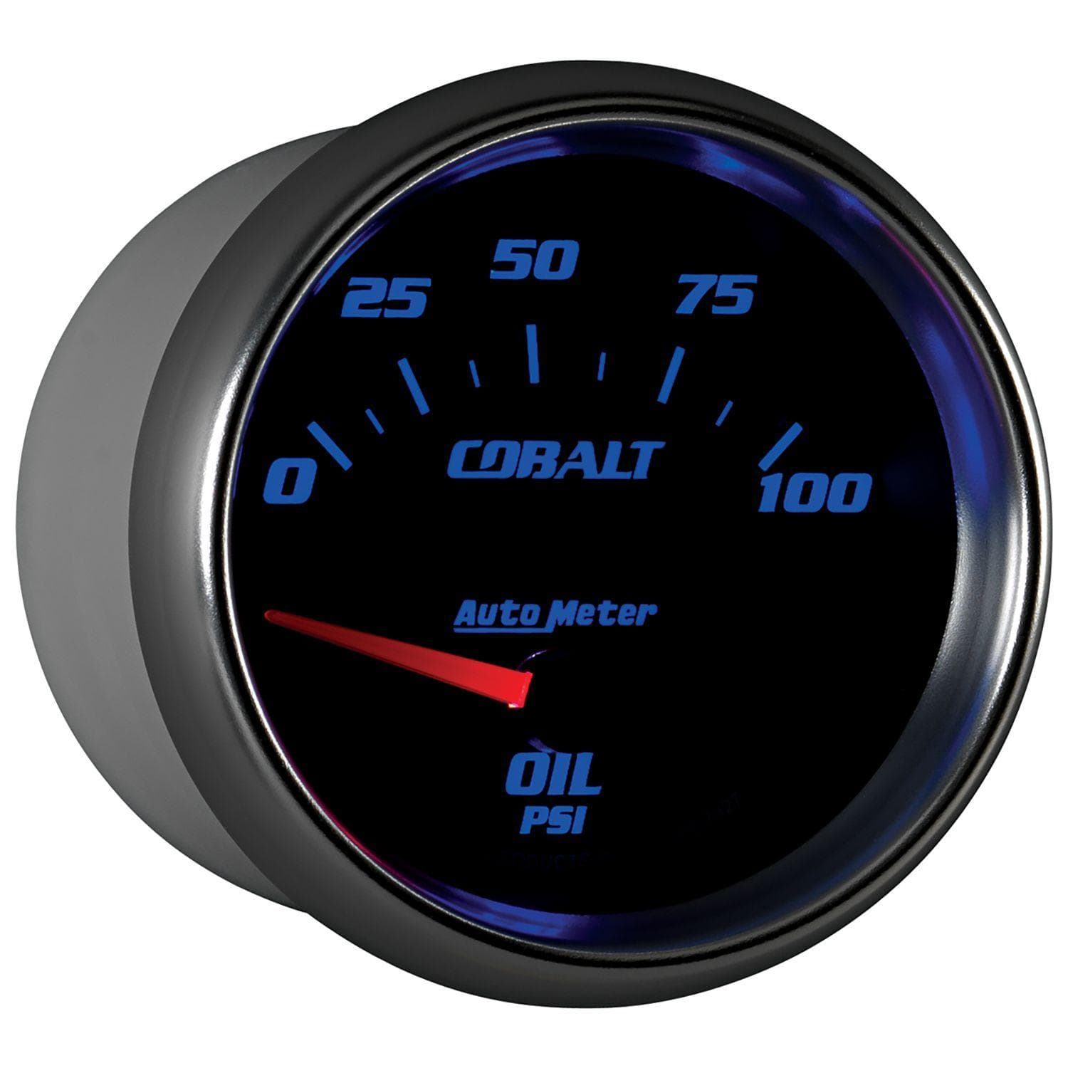 AUTOMETER 2-5/8", Short Sweep Electric, 0-100 psi Auto Meter Cobalt Series Oil Pressure Gauge AU7927 SR