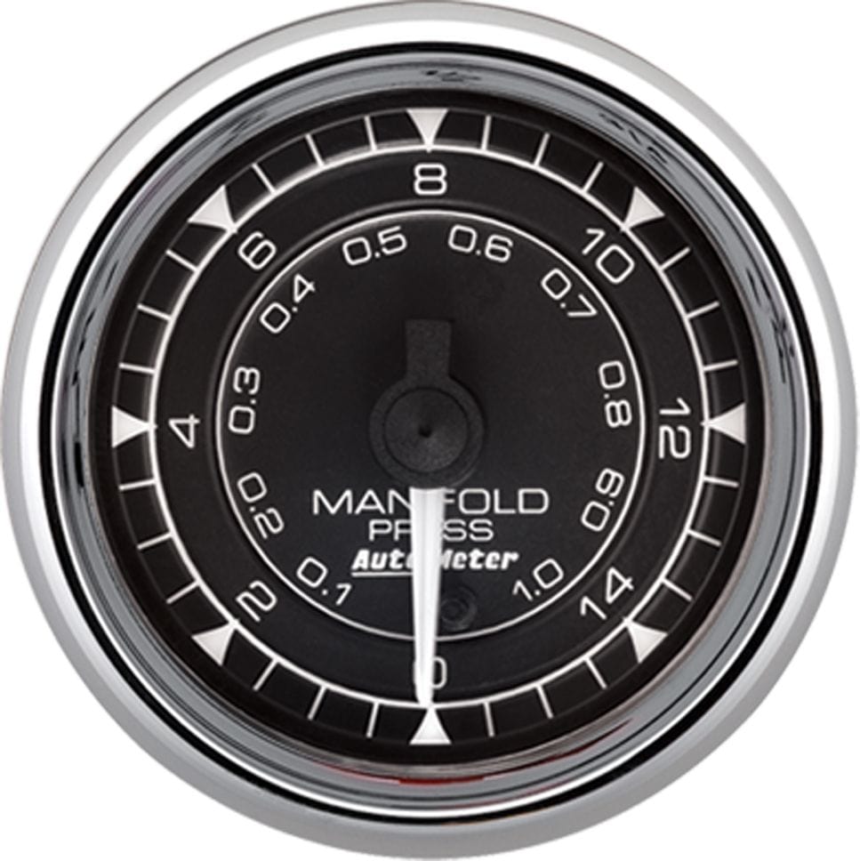 Autometer Autometer Autometer Chrono Chrome Series Boost Gauge (AU9750) SR