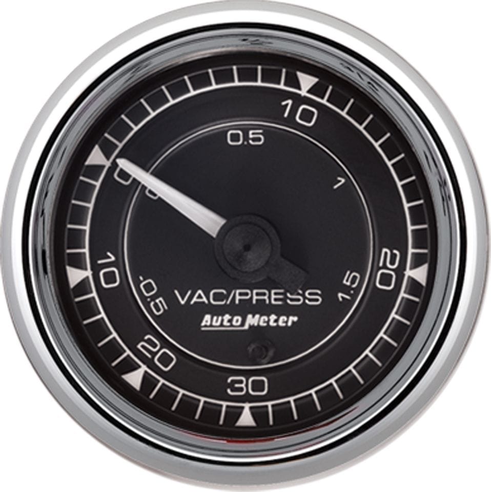 Autometer Autometer Autometer Chrono Chrome Series Boost/Vac Gauge (AU9703) SR