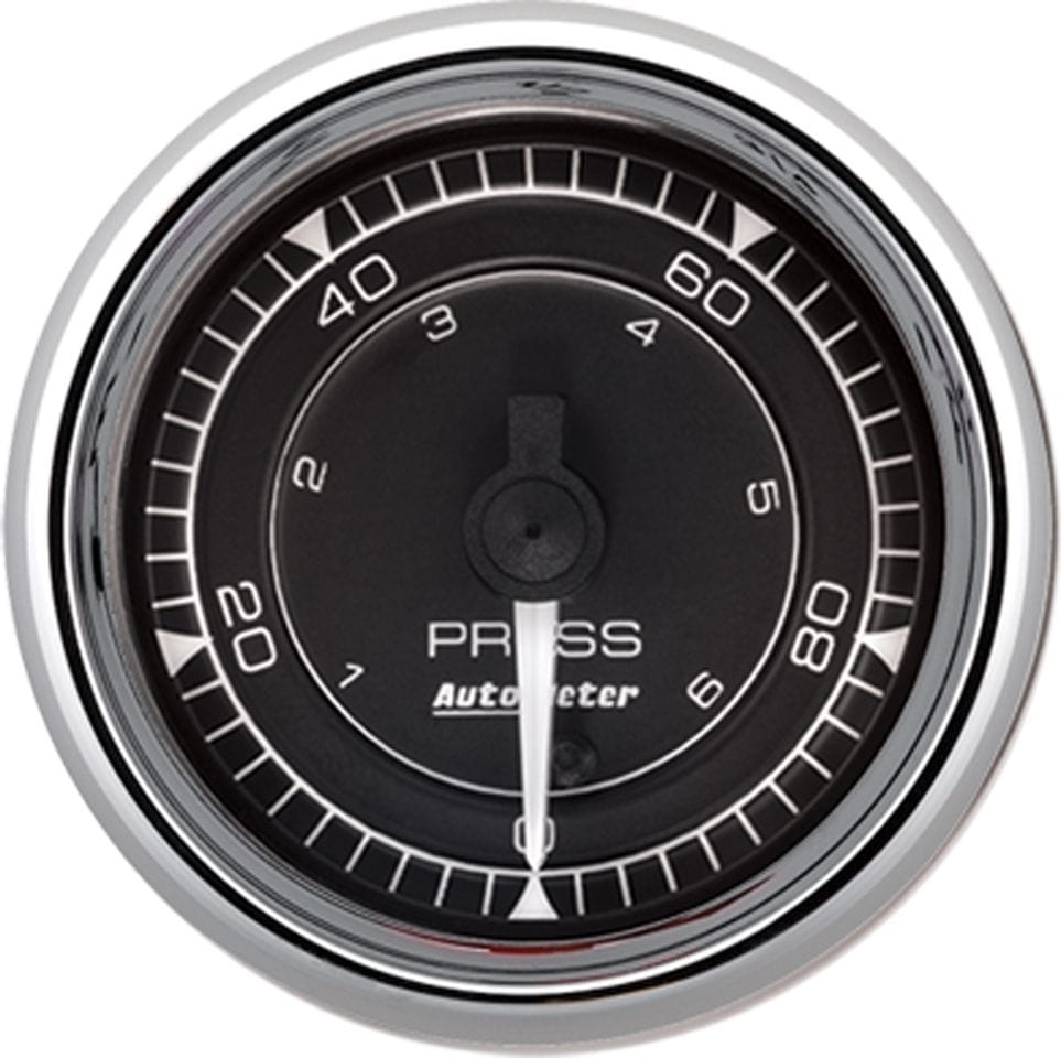 Autometer Autometer Autometer Chrono Chrome Series Pressure Gauge (AU9753) SR