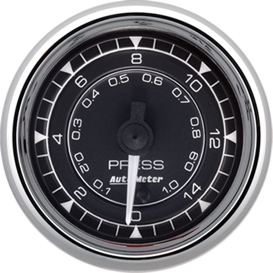 Autometer Autometer Autometer Chrono Chrome Series Pressure Gauge (AU9762) SR
