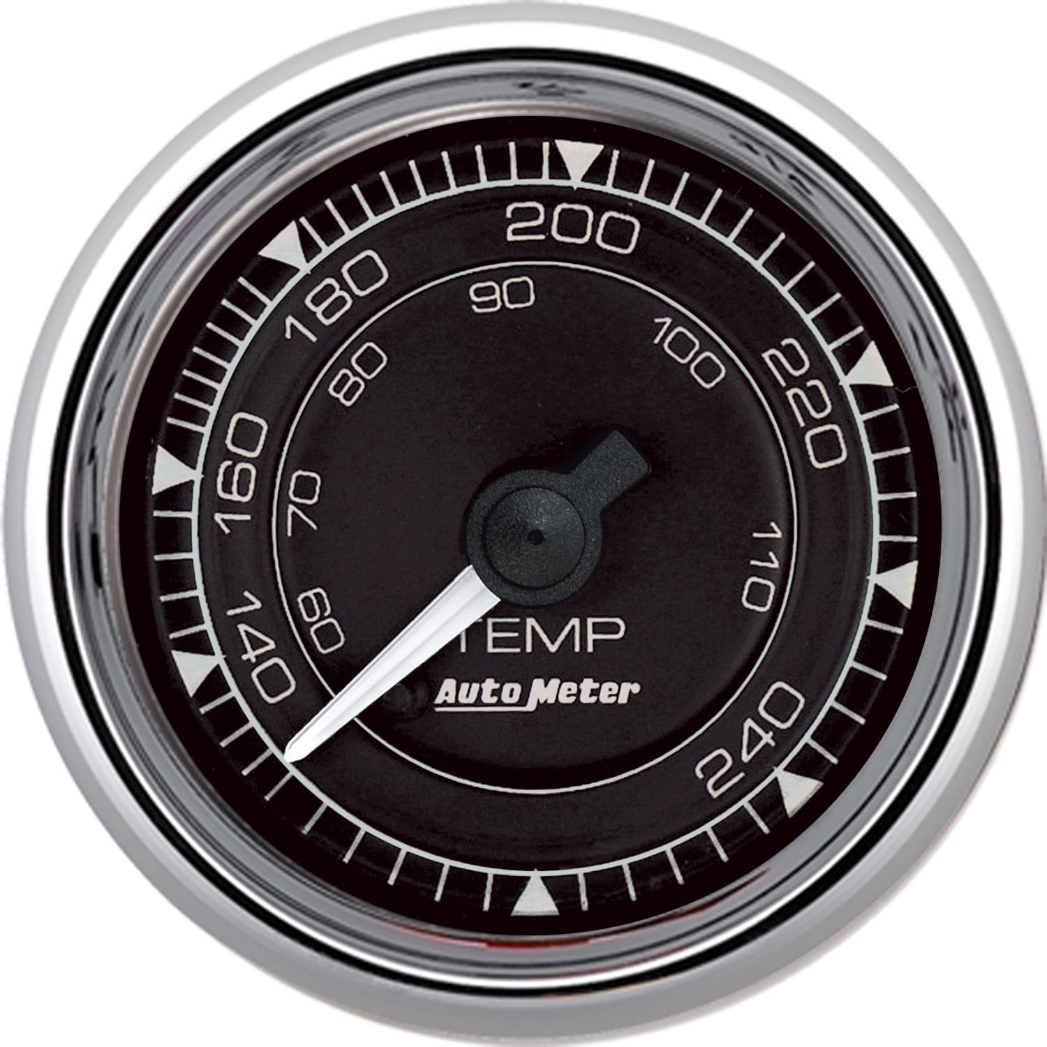 Autometer Autometer Autometer Chrono Chrome Series Water Temperature Gauge (AU9732) SR