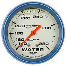 Autometer Autometer Autometer Ultra-Nite Series Liquid Filled Water Temp Gauge (AU4231) SR