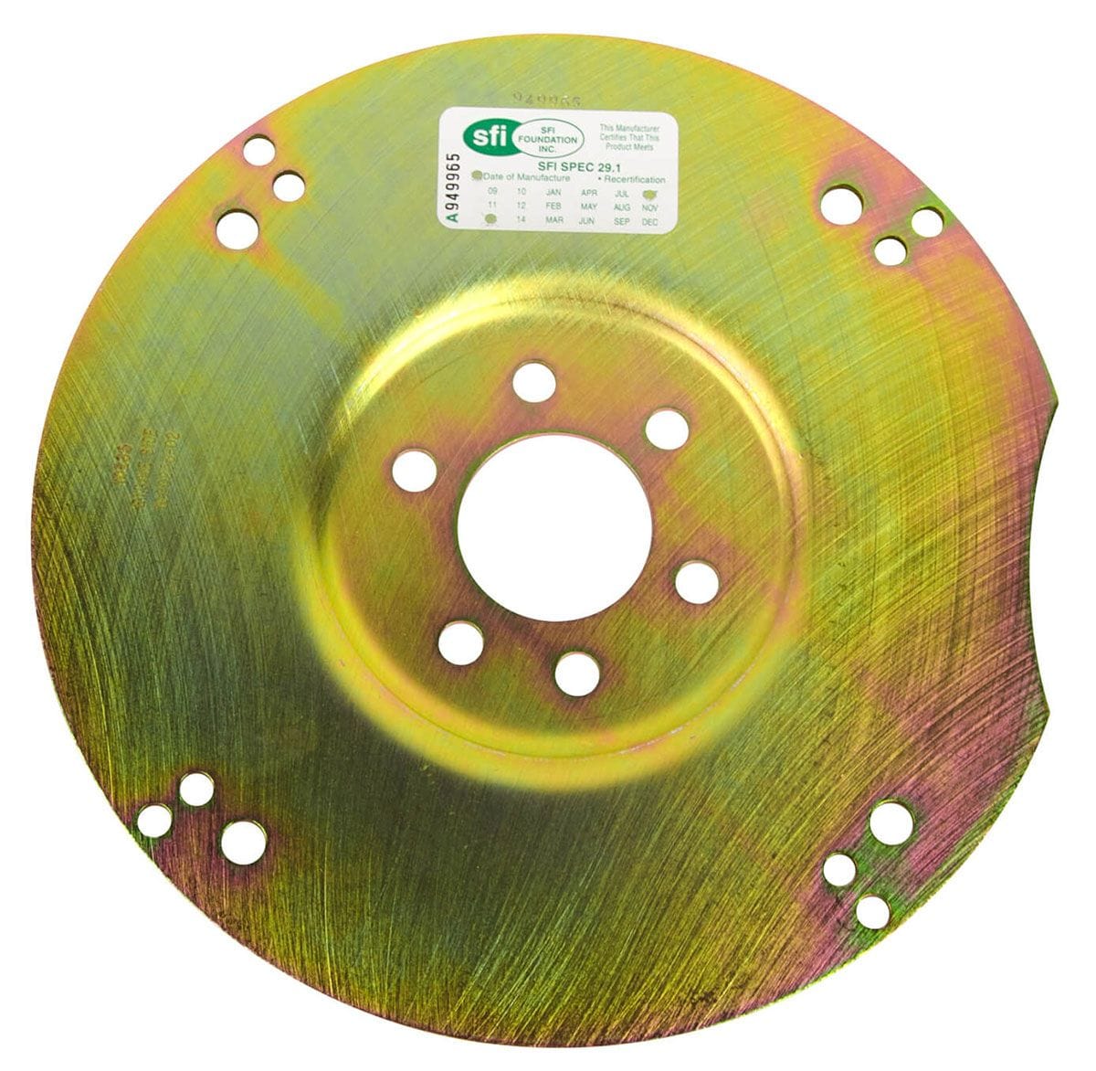 B&M Chrysler with TF 727, External balanced, 8 bolt crank With 340, no ri B&M Flexplate - SFI Approved BM10235 SR