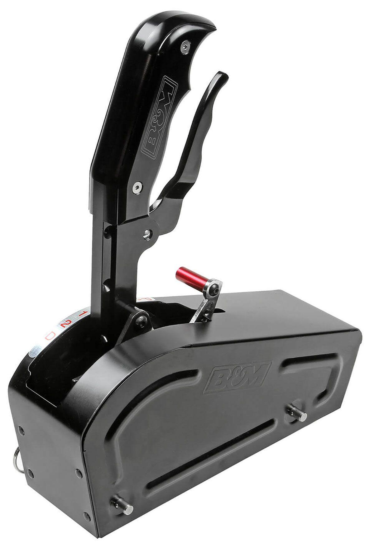 B&M Fits GM 3 & 4 speed Automatic Transmissions, Black anodised finish B&M Stealth Magnum Grip Pro Stick Shifter BM81052 SR