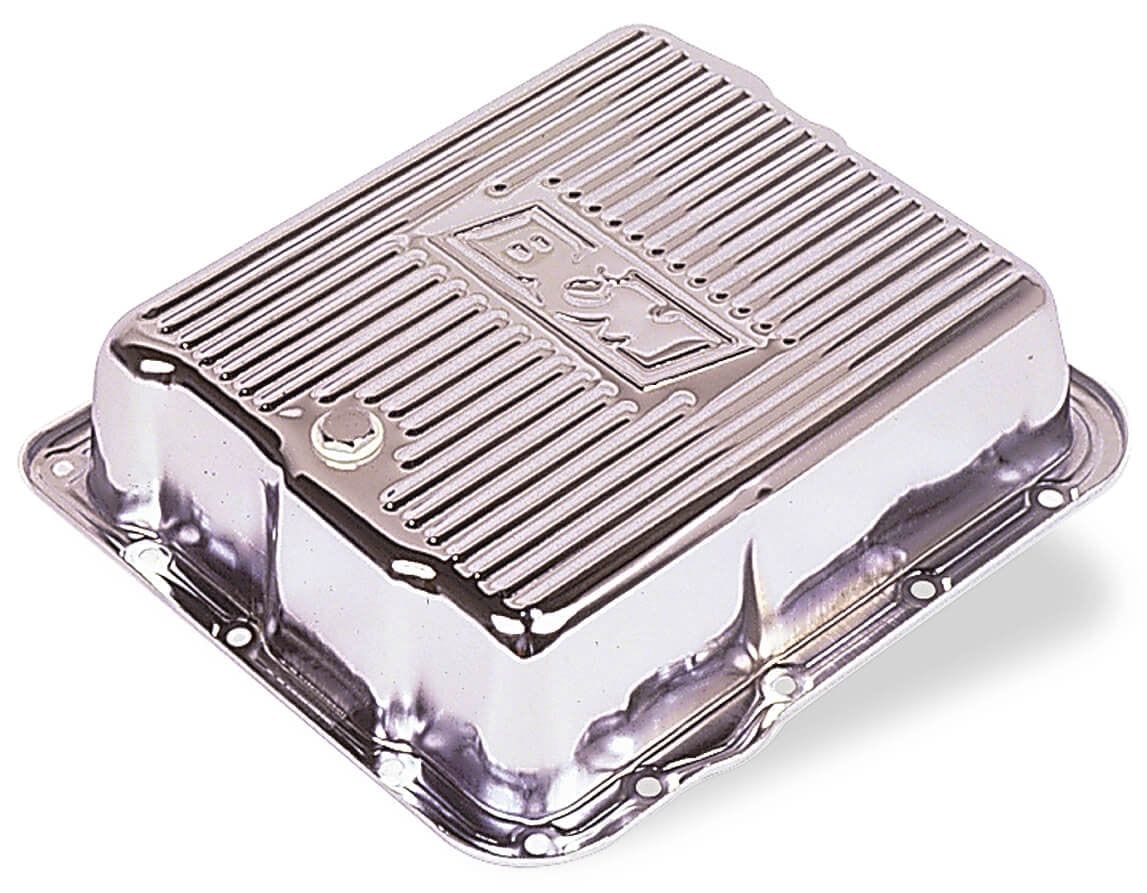 B&M For 1982-93 TH-700R4/4L/60, Adds An Additional 2.8 litres B&M Chrome Steel Deep Pan BM70289 SR