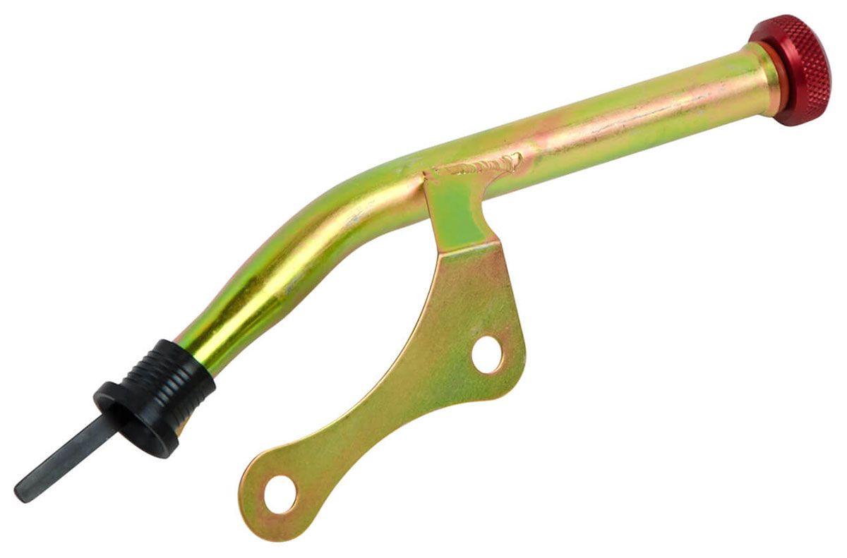 B&M GM Powerglide or Dedenbear Case, Red Cap B&M Locking Transmission Dip Stick BM22164 SR