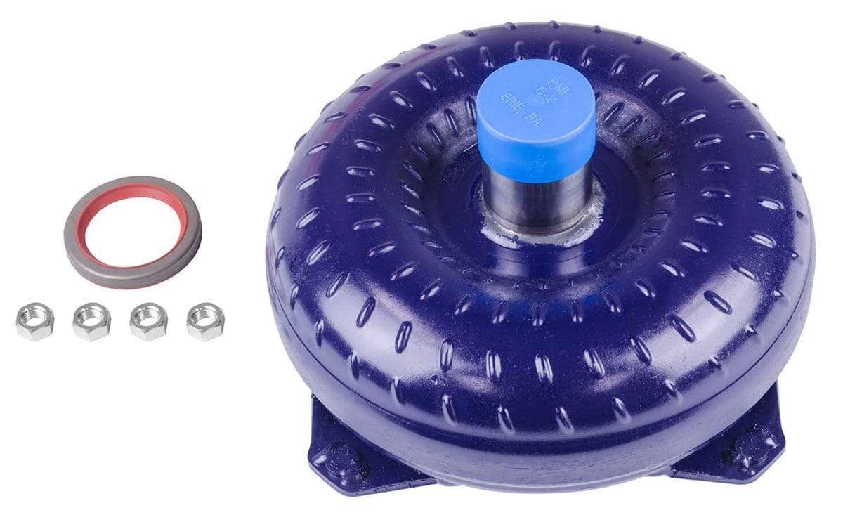 B&M Suit Ford 1970-82 C4 With Step Case, 26 Spline Input Shaft With 10.5" B&M Tork Master 2400 Torque Converter BM50441 SR