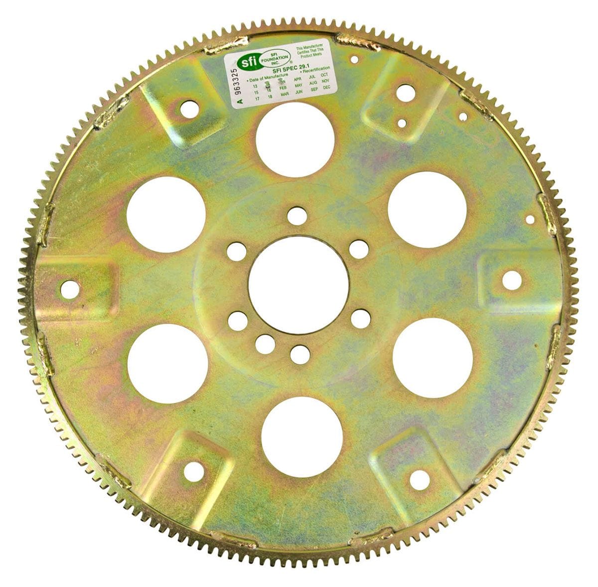B&M Suit SB & BB Chev 168 Tooth, Internally Balanced B&M Flexplate - SFI 29.1 Approved BM20230 SR