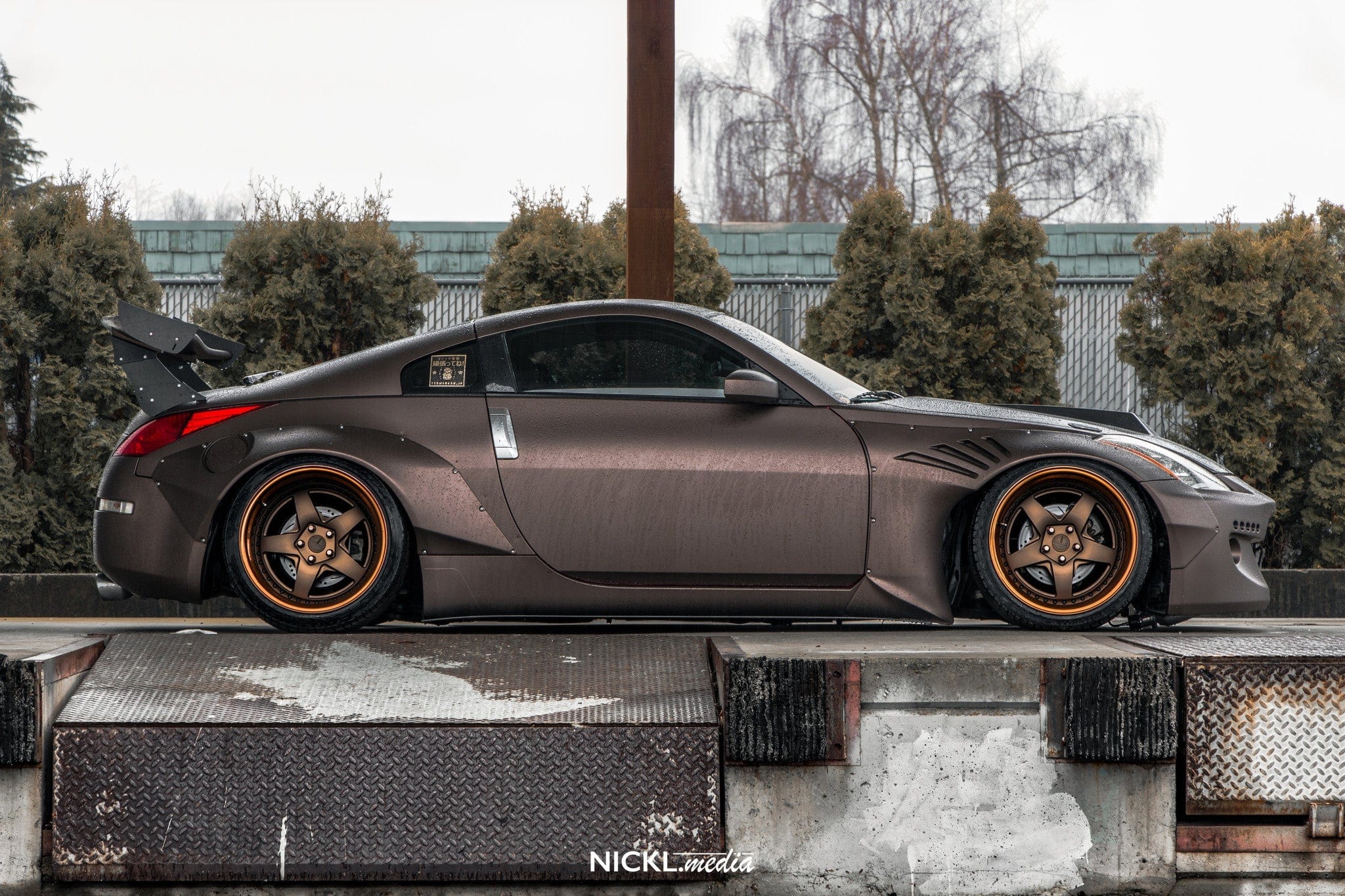 BCL - Big Country Labs Wing Kits FD / Carbon Fiber / 1850mm 350Z Atmosphere Demolisher - Complete Kit SR