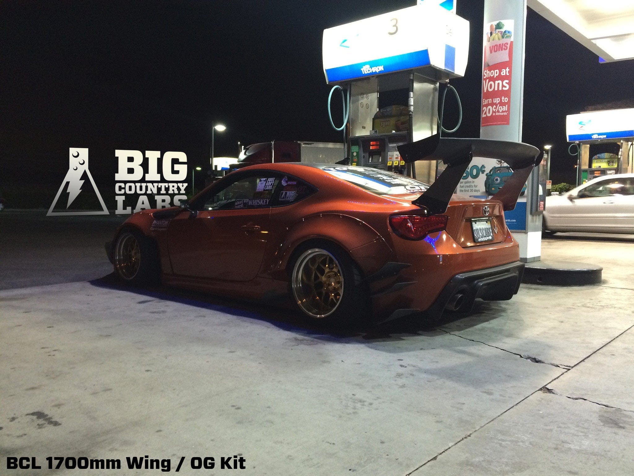 BCL - Big Country Labs Wing Kits FD / Fiberglass / 1700mm FRS/BRZ/GT86 Atmosphere Demolisher - Complete Kit SR