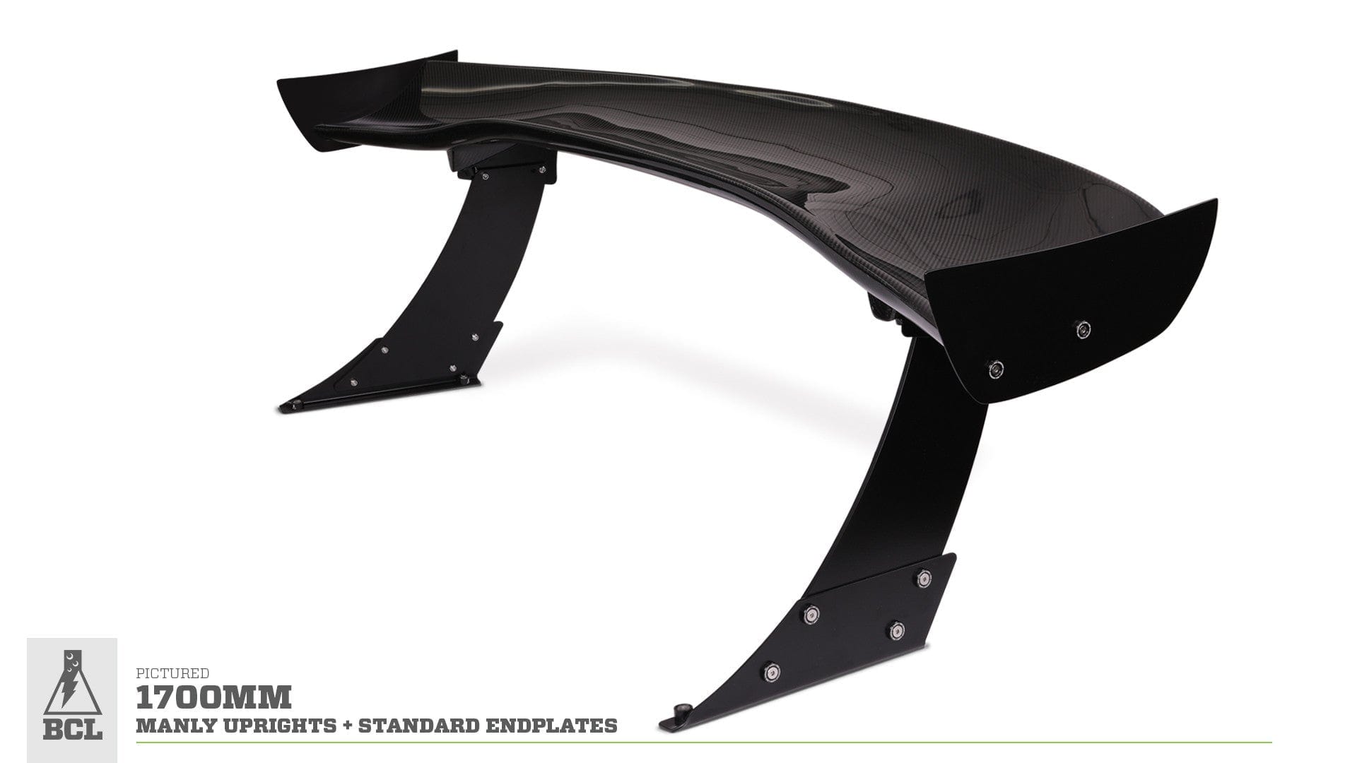 BCL - Big Country Labs Wing Kits Manly / Carbon Fiber / 1700mm S2000 Atmosphere Demolisher - Complete Kit SR