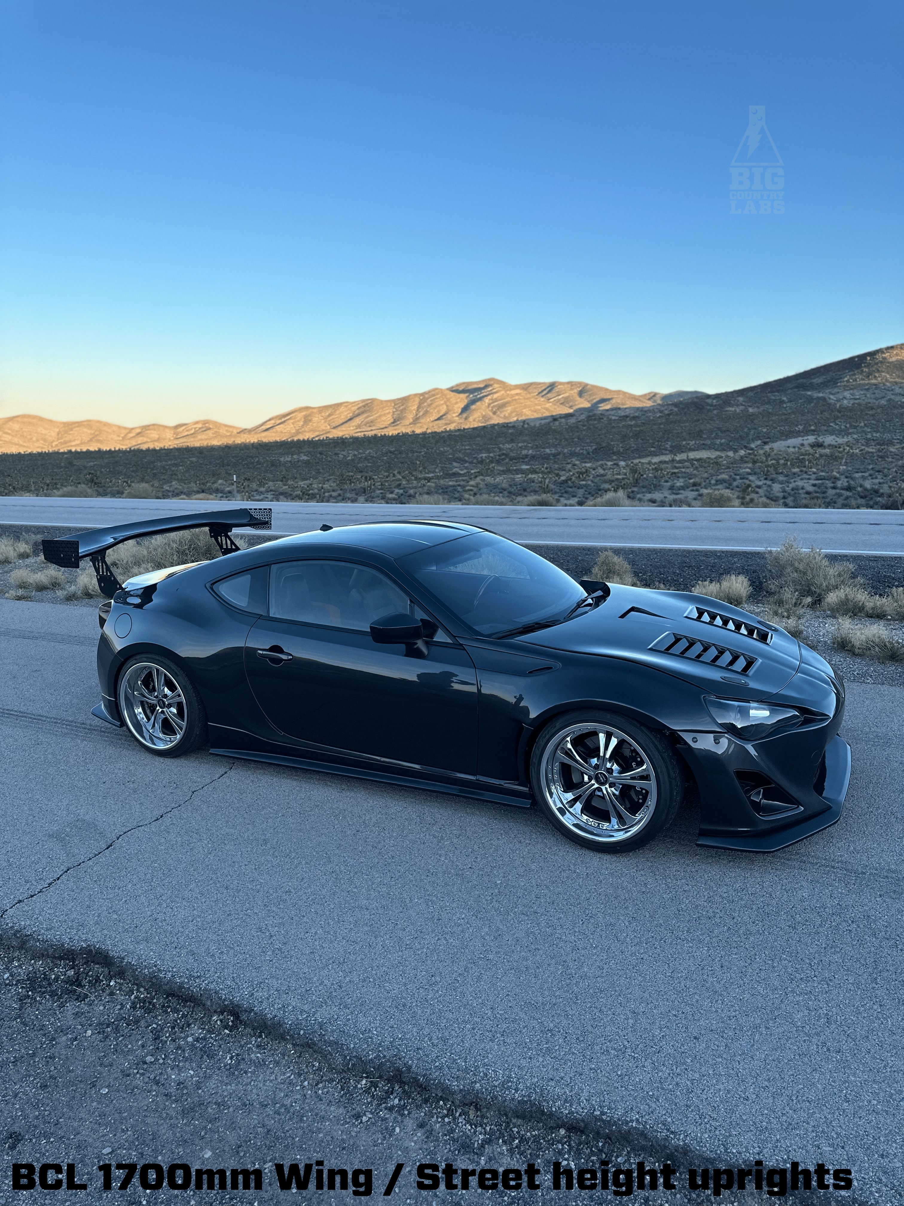 BCL - Big Country Labs Wing Kits Manly / Carbon Fiber / 1850mm FRS/BRZ/GT86 Atmosphere Demolisher - Complete Kit SR