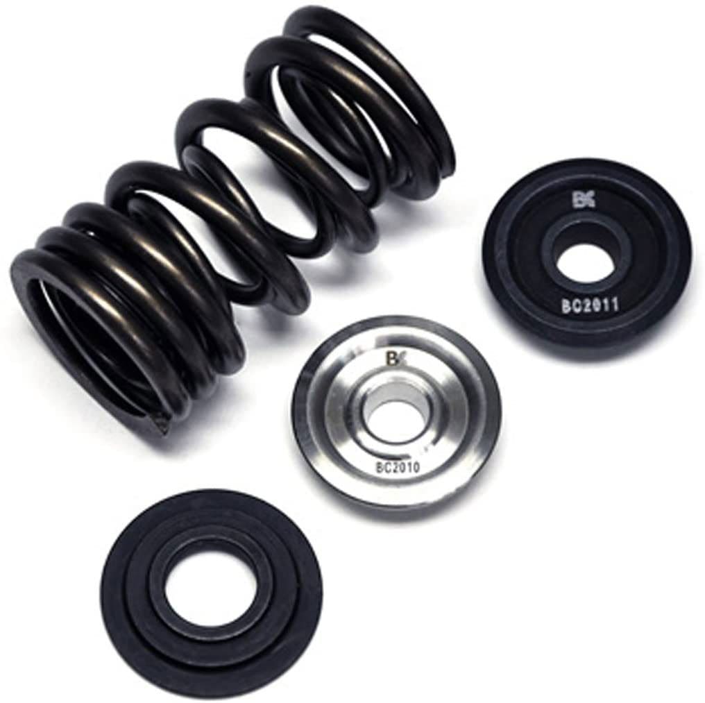 BCROWER JZ Engine Accessories BC0310 Toyota 2JZGTE Dual Valve Spring, Titainium Retainer & Steel Seat Kit SR