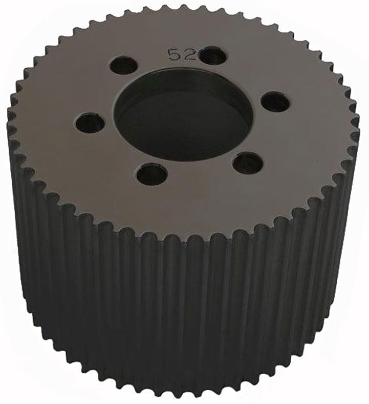 BDS 50 Tooth, 8mm Pitch, Black Blower Drive Service Billet Supercharger Drive Pulley BDSBP-6850B SR