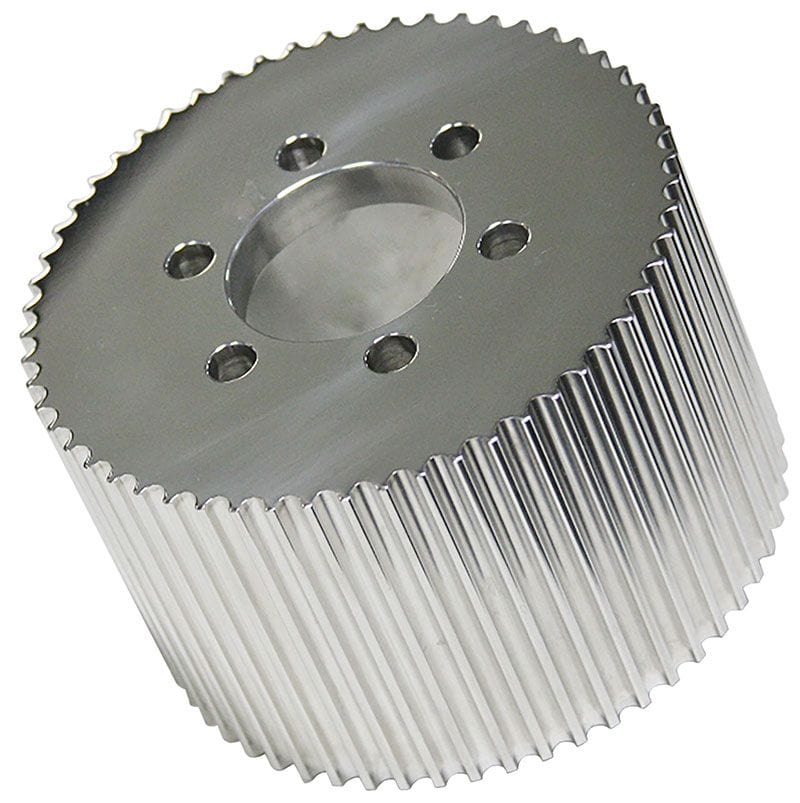 BDS 57 Tooth, 8mm Pitch, Polished Blower Drive Service Billet Supercharger Drive Pulley BDSBP-6857 SR