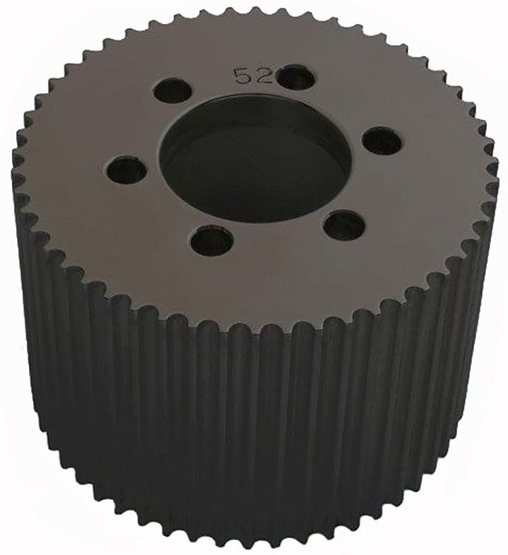 BDS 58 Tooth, 8mm Pitch, Black Blower Drive Service Billet Supercharger Drive Pulley BDSBP-6858B SR