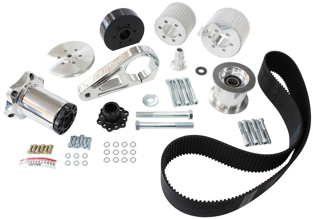 BDS 8mm Pitch Suit SB Ford 351 Windsor, 1V Pulley With 6-71 & 8-71 Blower Drive Service Blower Drive Kit BDSDK-5121 SR