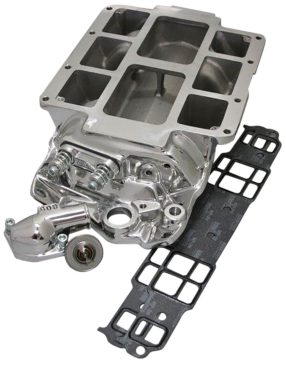 BDS Suit SB Chev With 6-71 & 8-71, Polished Blower Drive Service Blower Manifold BDSBM-3006P SR