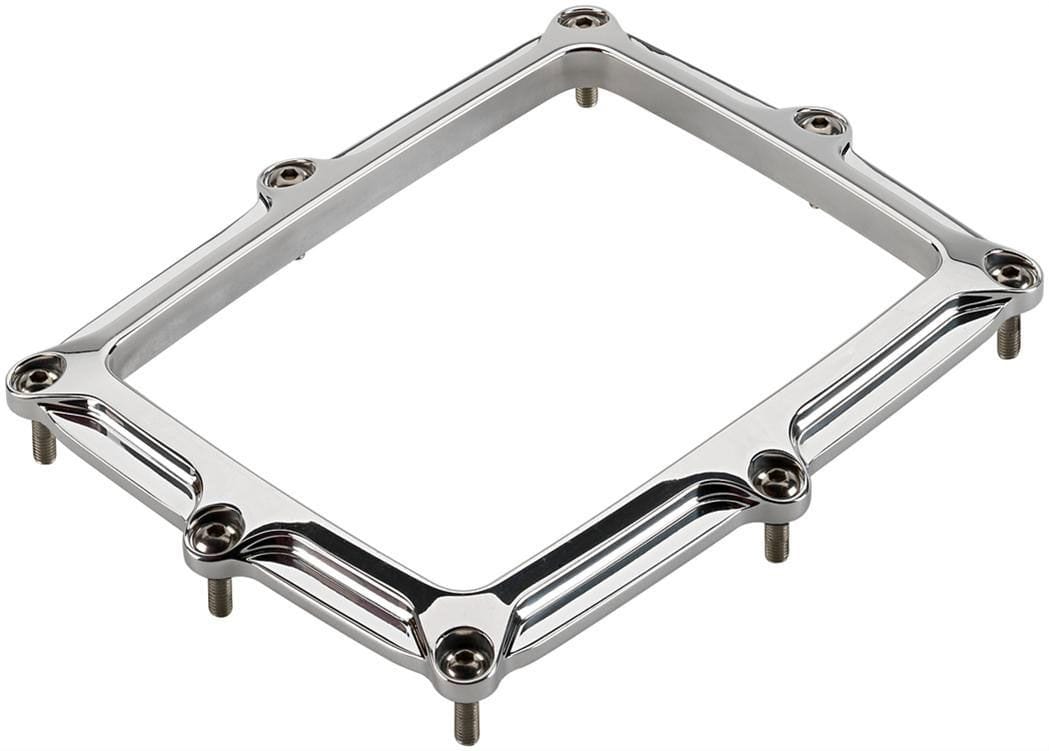 BILLET 5.75" x 7.125" O.D with 4.125" x 5.5" I.D Billet Specialties Shifter Boot Ring Billet Aluminium - Polished BS279310 SR