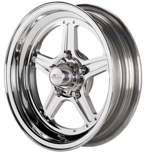 BILLET 5 x 4.5" Bolt Circle with 2.25" Backspace Billet Specialties Street Lite Wheel 15" x 4" BSRS035406522N SR