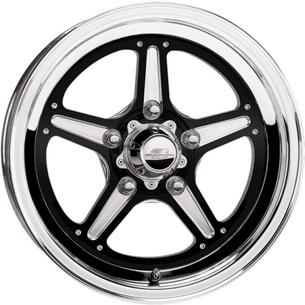 BILLET 5 x 4.75" Bolt Circle with 3.5" Backspace Billet Specialties Street Lite Wheel 17" x 8" - Black BSBRS037806135N SR