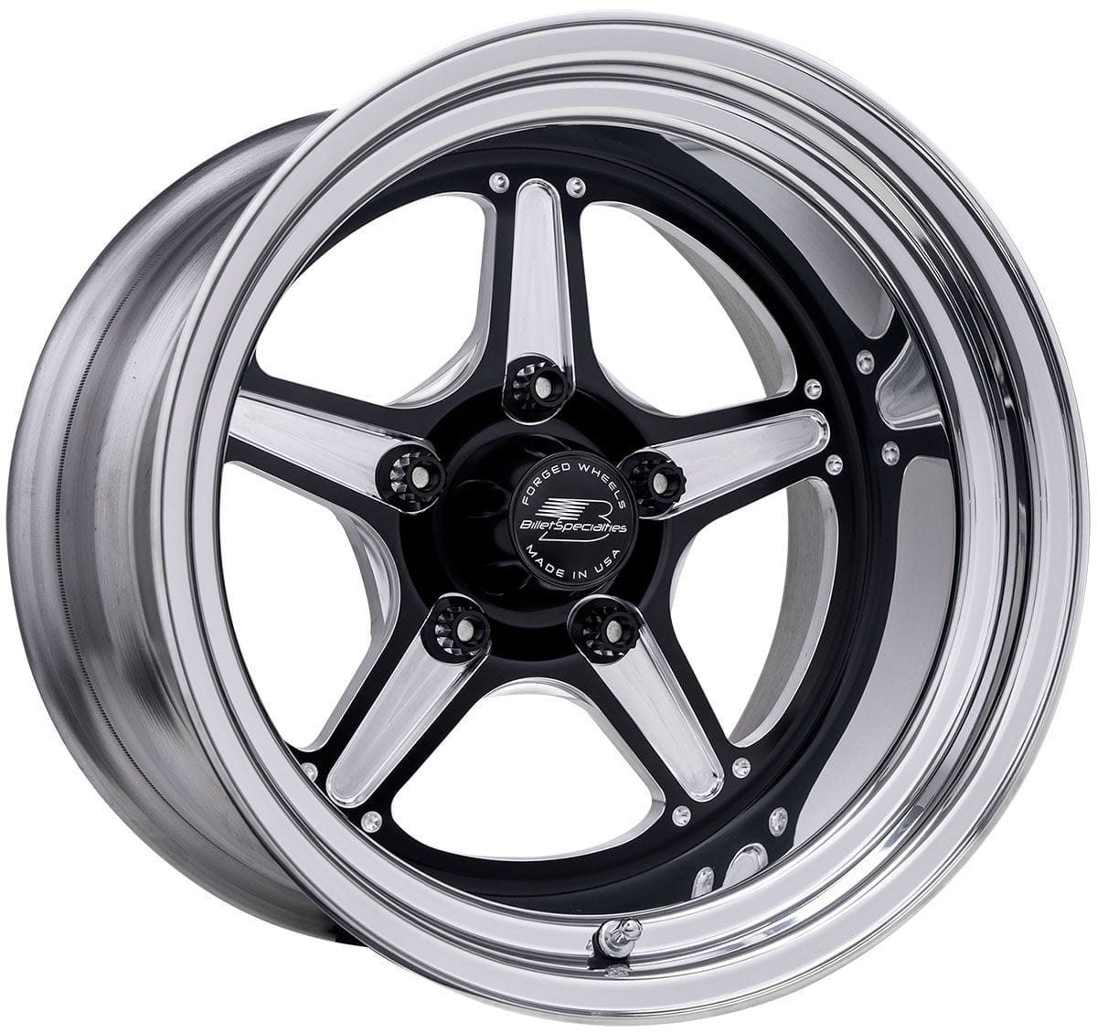 Billet Billet Billet Street Lite Wheel 15" x 6" - Black (BSBRS23560L6135) SR