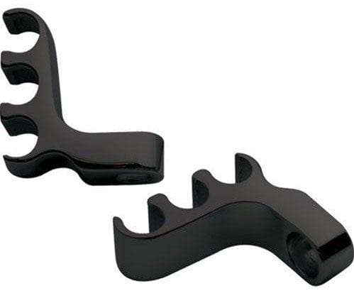 BILLET Black 3-Lead Horizontal Mount Suit 8.5mm Lead (Pair) Billet Specialties Billet Ignition Lead Separators BS69783 SR