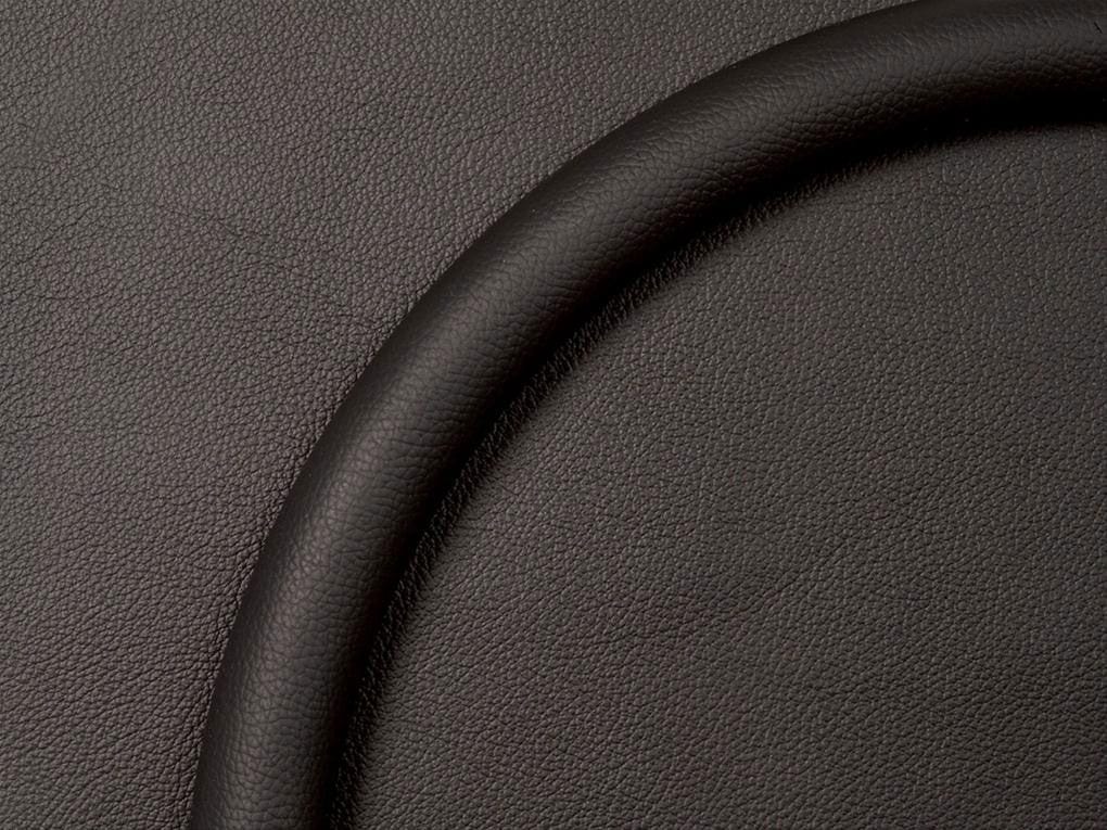 BILLET Black Leather Billet Specialties 14" Steering Wheel Half Wrap BS29008 SR