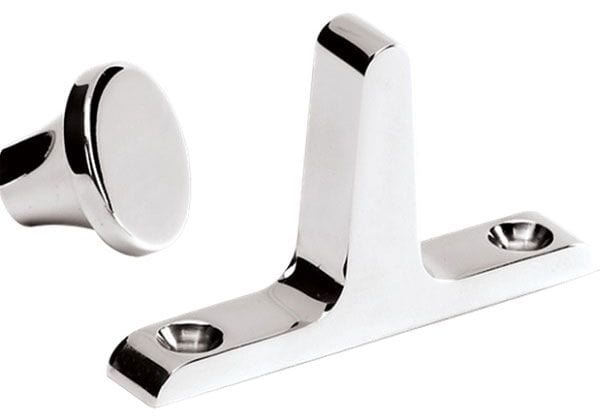 BILLET Bolt-On 1.75" Tall With 2" Hole Centers Billet Specialties Interior Rearview Mirror Mount - Polished BS72220 SR