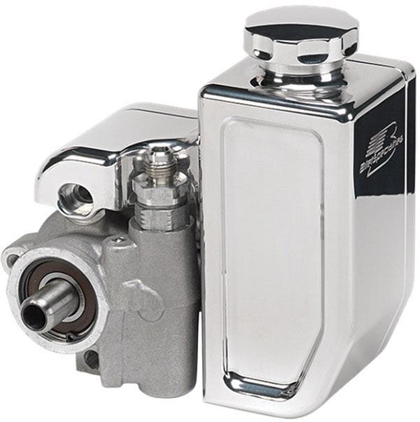 BILLET Bolt-On Suit Tru Trac & V-Trac Kits With Marvel Type II Pump Billet Specialties Power Steer Reservoir - Polished BS77930 SR