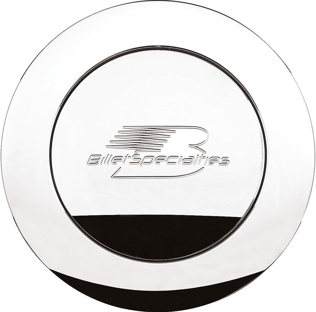BILLET Large With Billetspecialties Logo Billet Specialties Billet Horn Button BS32625 SR