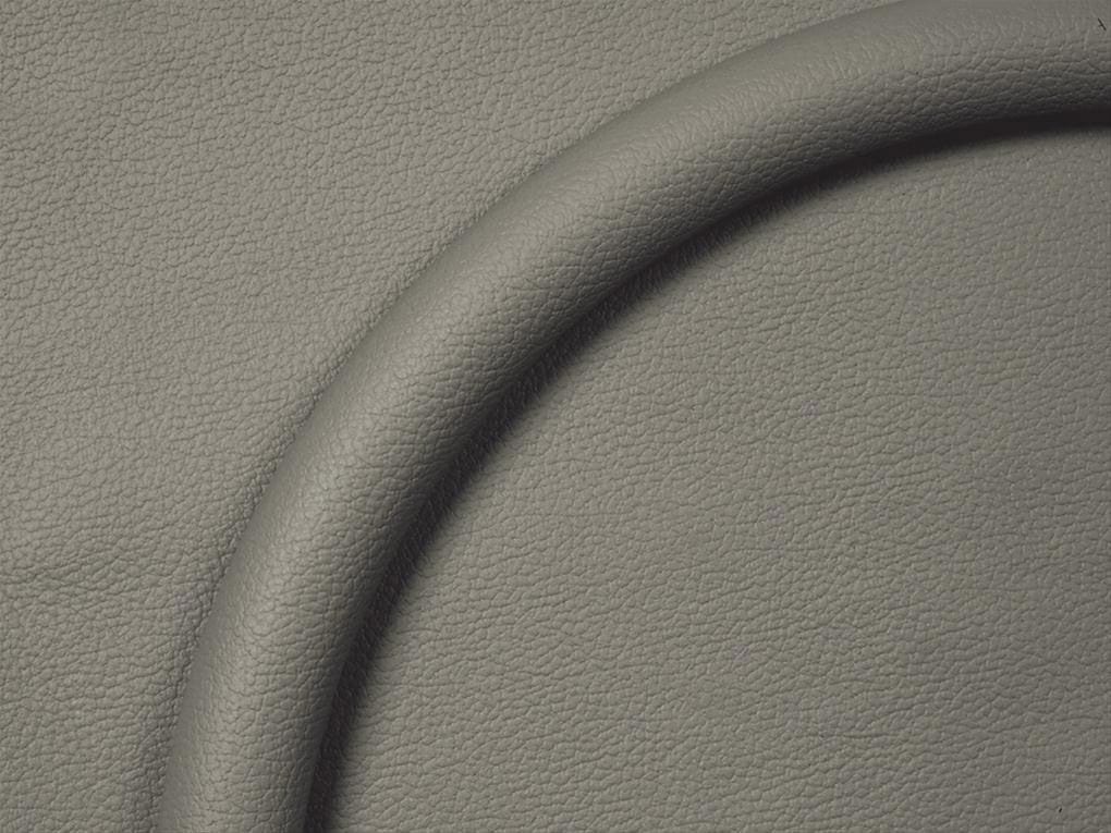 BILLET Light Grey Leather Billet Specialties 14" Steering Wheel Half Wrap BS29003 SR