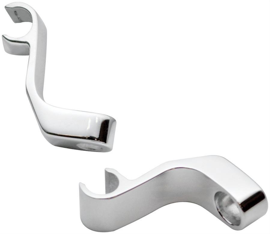 BILLET Polished 1-Lead Horizontal Mount Suit 8.5mm Lead (Pair) Billet Specialties Billet Ignition Lead Separators BS69701 SR