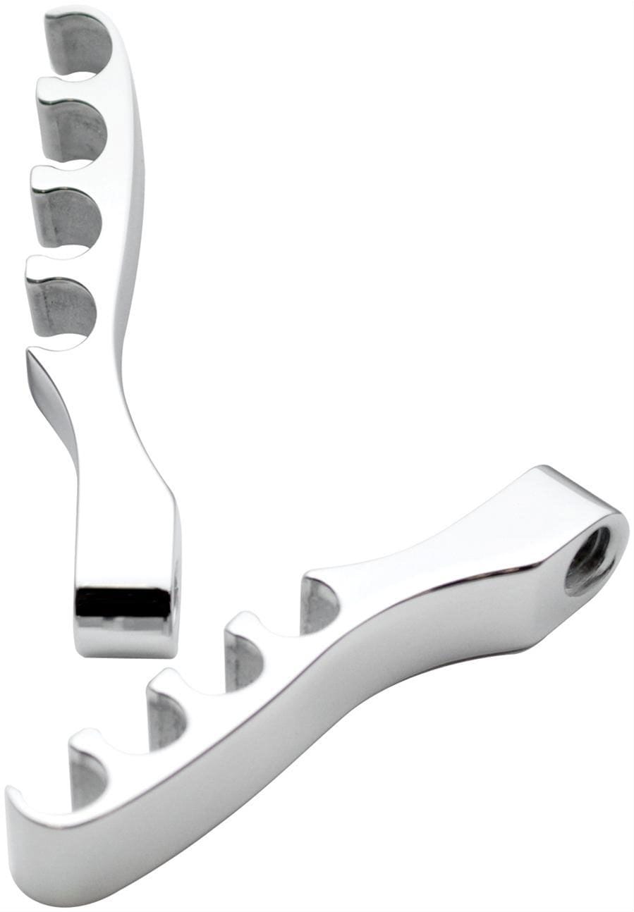 BILLET Polished 4-Lead Head Mount Suit 8.5mm Lead (Pair) Billet Specialties Billet Ignition Lead Separators BS69604 SR