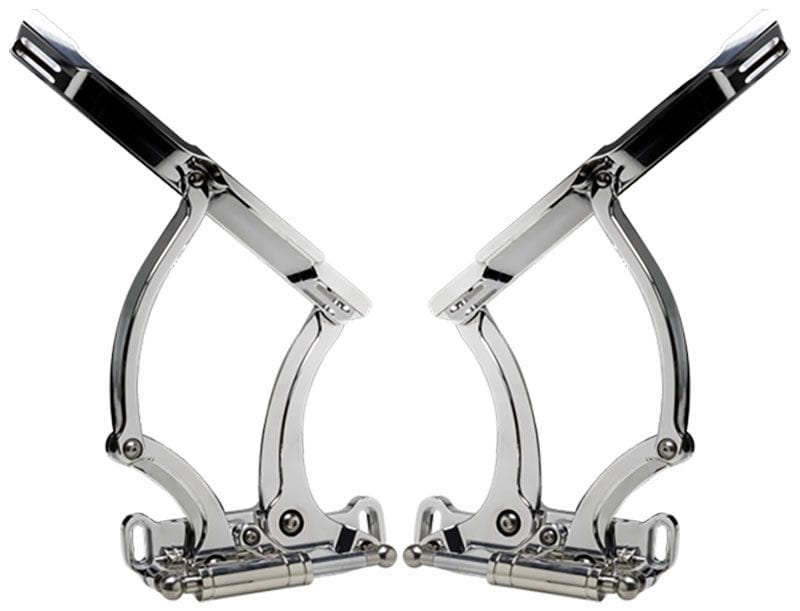 BILLET Polished Suit Chev Camaro 1967-69 Billet Specialties Billet Bonnet Hinges BS873612 SR