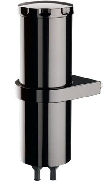 BILLET Smooth Black Finish With Bracket 2-7/8" O.D x 8-3/4" H Billet Specialties Billet Overflow/Recovery Tank (444ml) BSBLK77109 SR