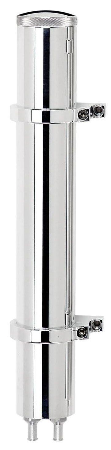 BILLET Smooth Polished Finish With Brackets, 2" O.D x 13" H Billet Specialties Billet Overflow/Recoery Tank (295mml) BS77113 SR