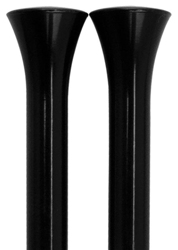 BILLET Sold as Pair Billet Specialties Smooth Door Lock Knobs, Black BSBLK45910 SR