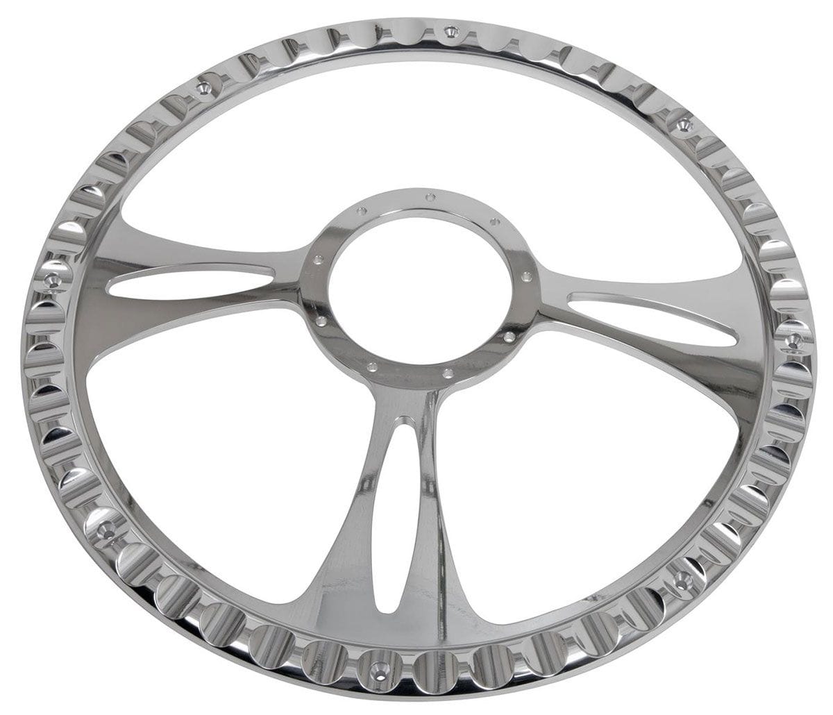 Billet Specialties Billet Specialties Fast Lane 15.5" Steering Wheel 12" Wrap BS34175 SR