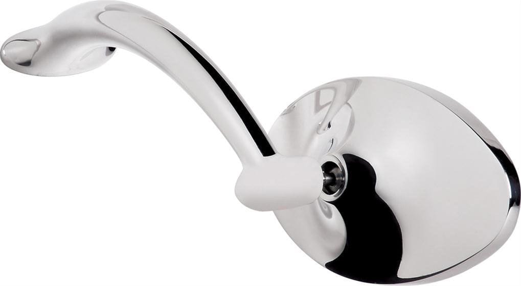 Billet Specialties Oval 2-5/16" x 4-3/16" Head With 6" Long Arm (Pair) Billet Specialties Exterior Rearview Mirror Kits - Polished BS74520 SR