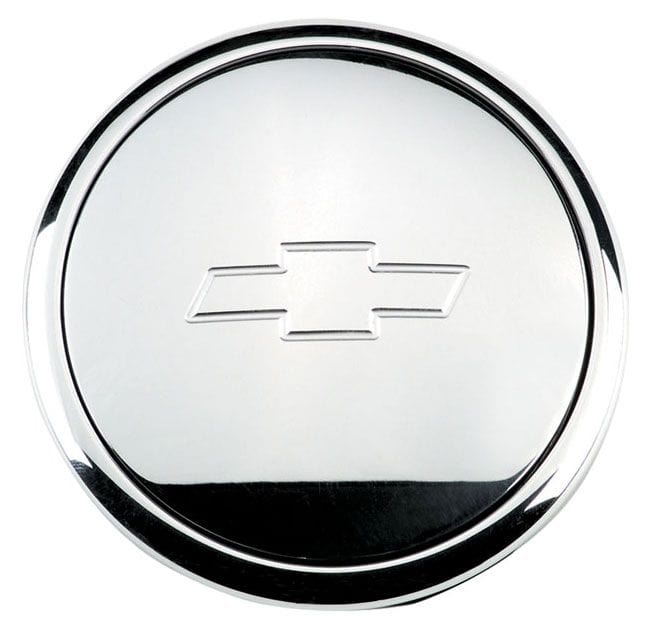 BILLET Standard With Bowtie Logo Billet Specialties Billet Horn Button BS32320 SR