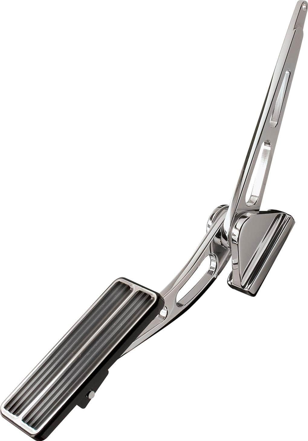 BILLET Street Rod Series With Ribbed Pedal Billet Specialties Rectangle Gas/Accelerator Pedal - Black Anodized BS199115 SR