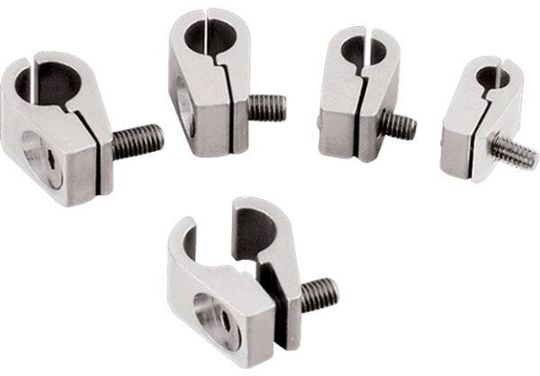 BILLET Suit 1/2" Line With 10-32 x 3/4" S/S Bolts (4 Pack) Billet Specialties Line Clamps BS65510 SR