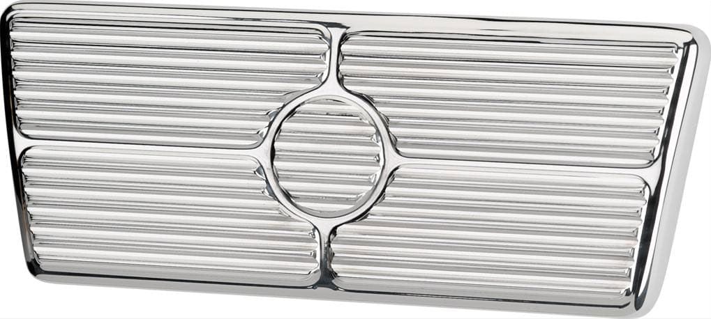 BILLET Suit 1955-57 Chev (Power Brake) Billet Specialties Rectangle Brake Peddal - Polished BS199450 SR