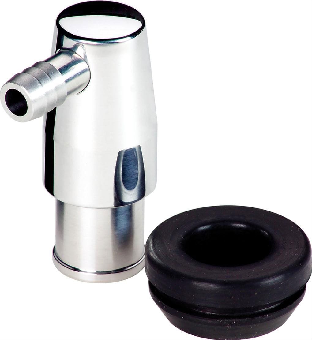 BILLET Suit Covers With 1-1/4" Hole, Grommet Included Billet Specialties PCV Valve - Polished BS22120 SR