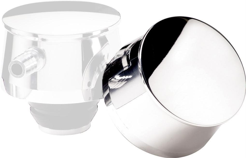 BILLET Suit Covers With 1-1/4" Hole, Grommet Included Billet Specialties Round Valve Cover Breather Plain - Polished BS20120 SR