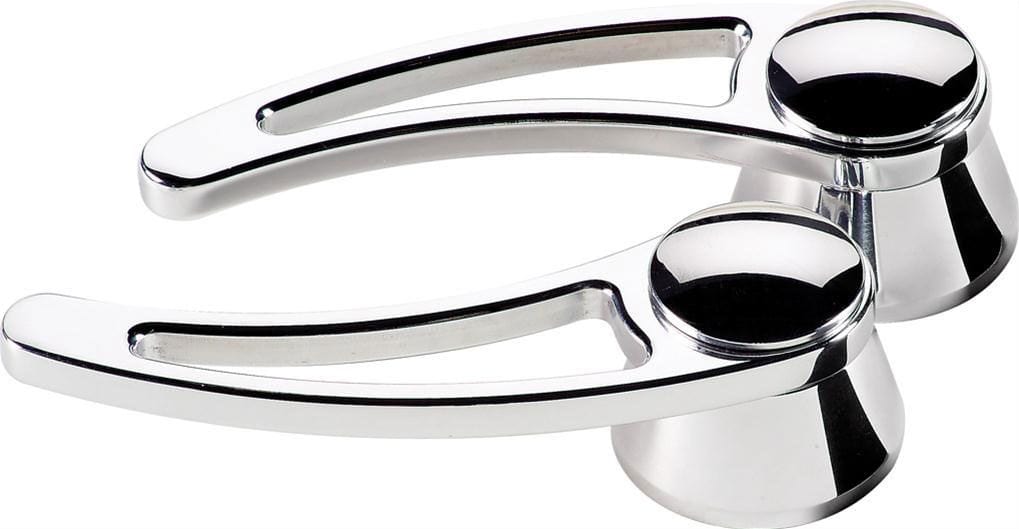 BILLET Suit Ford To 1948 With 3/8" Square Spline, 3-3/4" Length (Pair) Billet Specialties Traditional Interior Door Opening Handles - Polished BS45320 SR